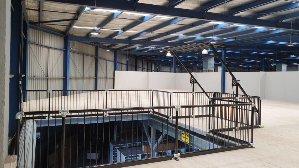 Mezzanine designed and installed for Professional Plumbing Contractors by Heighton