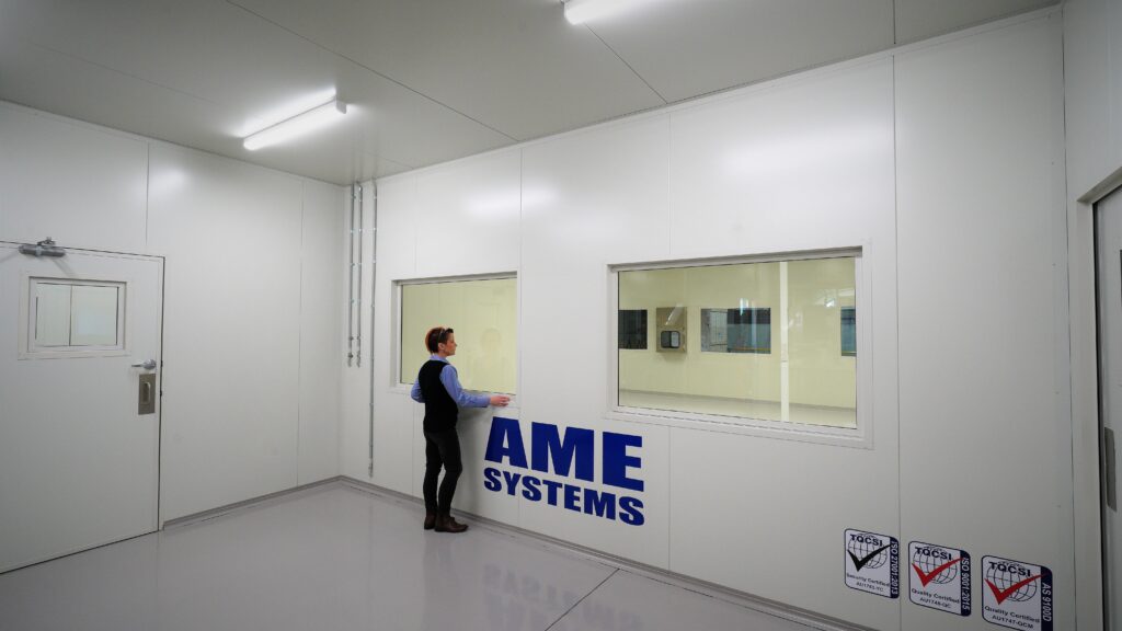 ISO 7-certified assembly area for AME Systems by Heighton