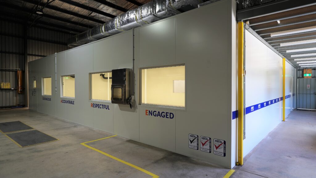 Cleanroom construction for AME Systems by Heighton