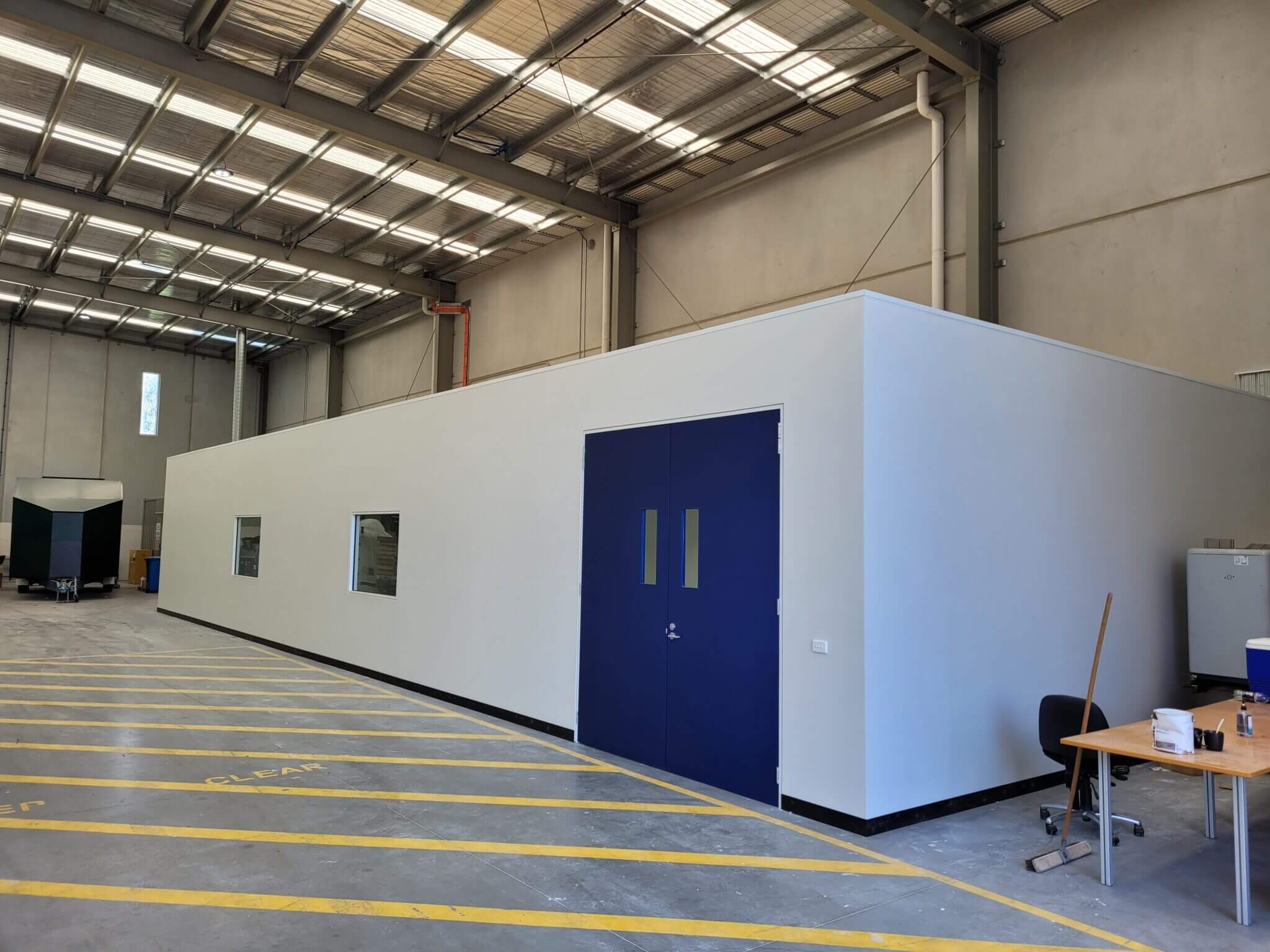 Cleanroom project for Defendtex Company by Heighton
