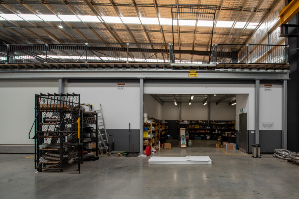 Mezzanine designed and installed for Matthews Brothers Engineering by Heighton