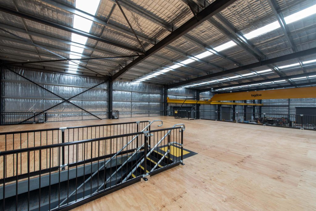 Image of Mezzanine construction for Matthews Brothers Engineering by Heighton