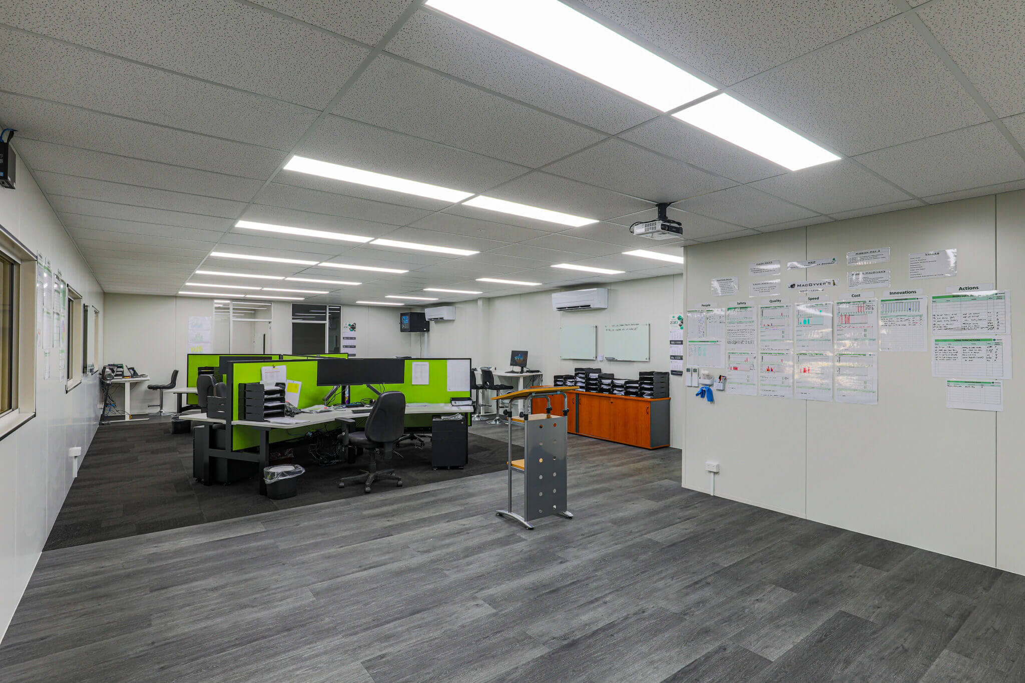 Office facility upgrades project for Multotec Company by Heighton